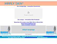 Tablet Screenshot of marly-skin.com